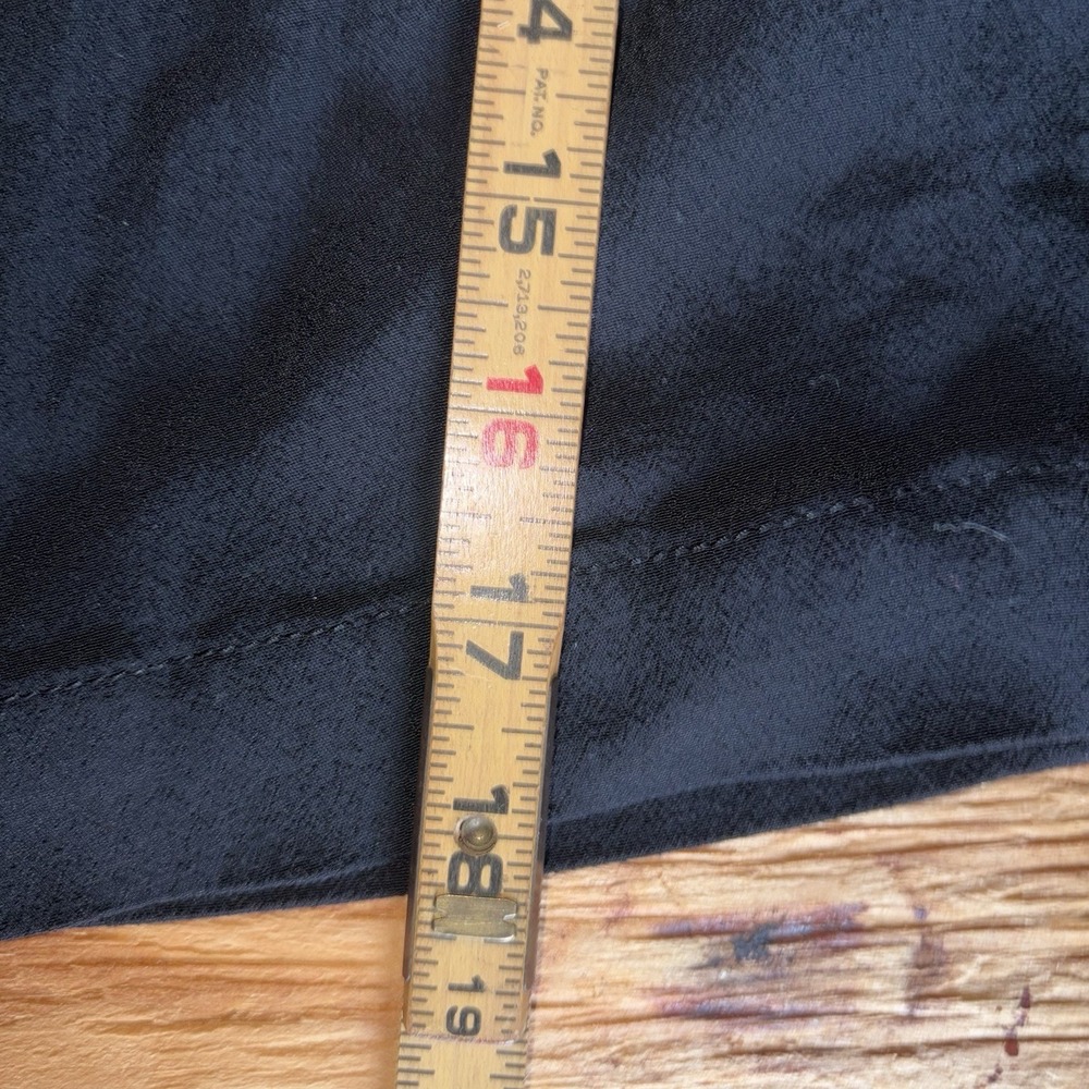 Anthropologie Ett Twa Black Summer Blazer Wrap Top Size 0 Viscose - Picture 5 of 9